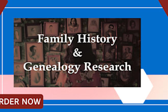 do professional genealogy and family history research