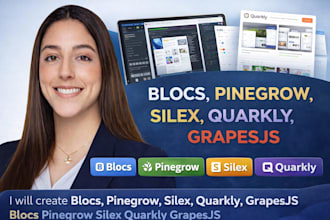 build blocs pinegrow silex quarkly grapesjs build or fix high  converting sites