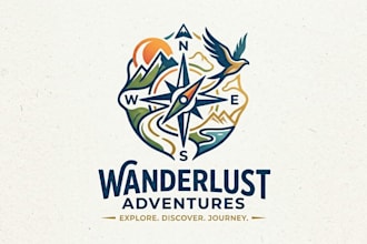 design a creative and professional tour logo