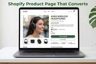 create a high converting shopify product page