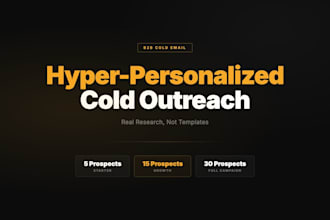 research b2b prospects and write cold emails they will actually respond to