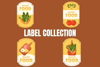 create food label design, food bag product packaging design, custom box design