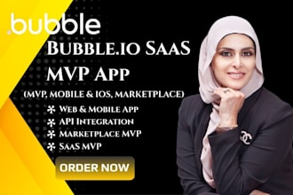 build bubble io saas app, mvp, marketplace website as bubble developer