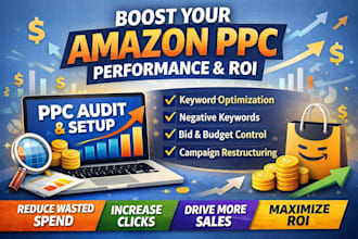 setup amazon ppc ads campaign advertising audit optimize and management seo