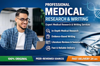 help with medical research and professional medical writing