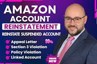 write amazon appeal letter for amazon reinstatement amazon suspension section 3