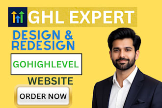 create gohighlevel website and gohighlevel landing page