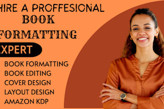 format and edit your manuscript for kindle ebook and paperback formatting