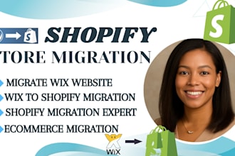 do wix to shopify migration with full data transfer and no loss