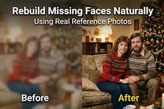 modernize damaged family and group photos