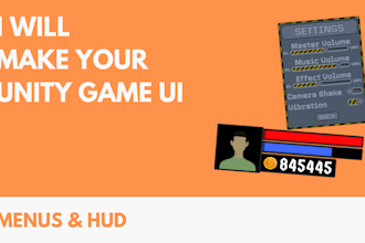 design a professional UI system for your unity game