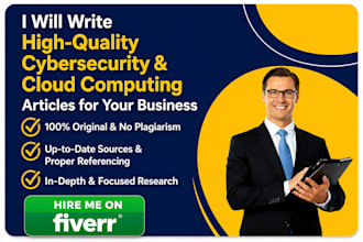 write your cybersecurity and cloud computing  article