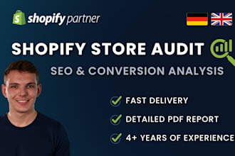 audit your shopify store for SEO and conversions