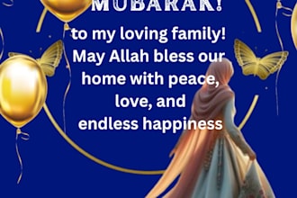 creative and elegant eid cards for family and friends