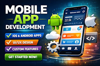 create android ios apps for booking ecommerce marketplace and services