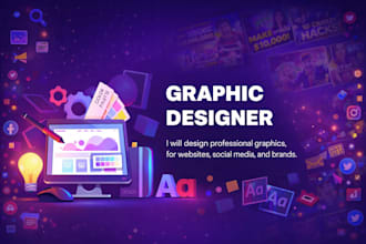 design professional graphics for websites etc