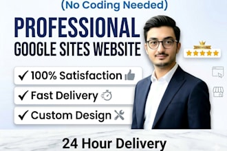 design a professional and responsive google sites website