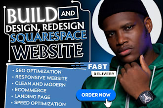 build squarespace website, design, or development squarespace website expert
