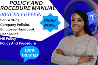 write policy and procedure manual for home care agency,  policy and procedure