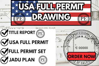 full permit set ,mep plan, city permit drawing,civil and structural plan