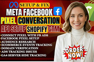 setup meta pixel conversion API shopify fix facebook pixel GTM ga4 tracking