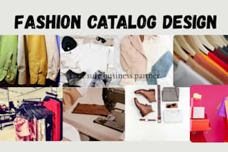 design modern fashion magazine catalog, brochure, lookbook,book