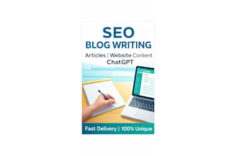 write SEO blog posts, articles and website content using chatgpt