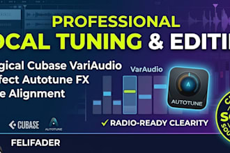 professionally tune and edit your vocals using cubase variaudio and autot