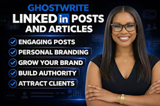 ghostwrite engaging linkedin posts for thought leadership and leads