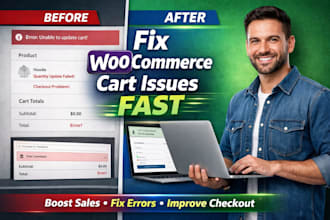 fix woocommerce cart page issues fast and professionally