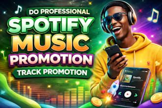 do professional spotify music promotion track promotion