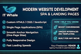 code a custom business website with HTML5 css3 js