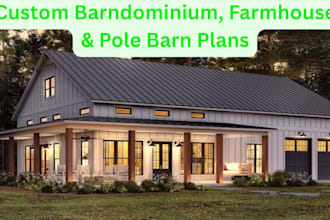 licensed engineer barndominium pole barn cabin deck permit shed farm house plan