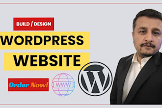 create wordpress website, design or redesign wordpress web