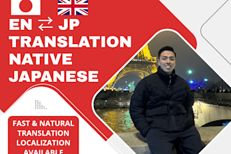 translate and localize english content into natural japanese