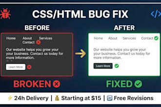 fix one css or layout issue on your website