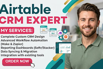 setup airtable database airtable crm automation airtable integration