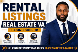 be your real estate VA for rental listings and leasing
