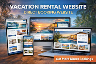 build vacation rental website direct booking website short term rental website