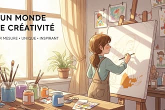 illustrer aquarelle, illustration et illustration de livres pour enfants