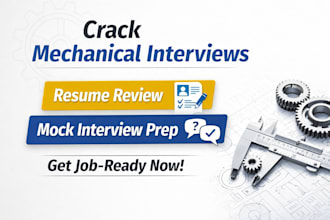 help you crack mechanical engineering interviews and improve your resume