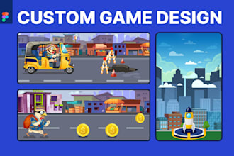 design custom game design for your mobile or pc game