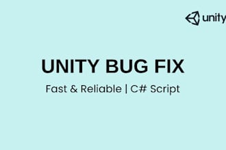 fix unity game bugs, errors and scripts issues