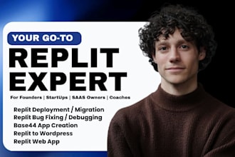 fix replit bugs, debug, deploy, and migrate replit app or website to wordpress