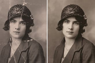 restore old photos and enhance image quality professionally