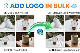 bulk rename, convert, organize and add logo to files using python