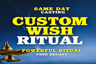 cast a powerful custom wish spell for illuminati power, success and popularity