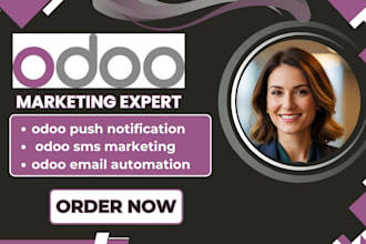 odoo push notification odoo sms marketing odoo email automation
