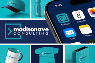 design brand identity for your company, business branding logo design brand book