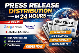 uk press release, usa press release distribution and press release writing